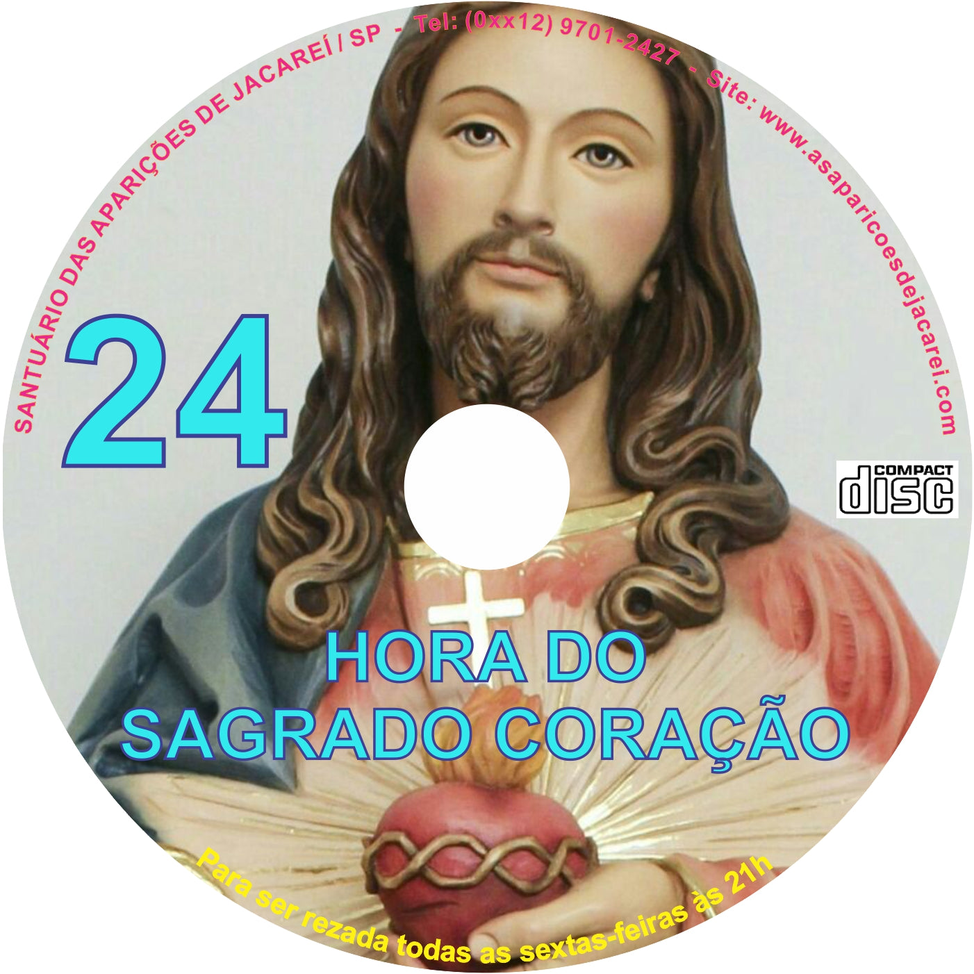 CD Hora do Sagrado Coração 24 CD Hora do Sagrado Coração 24